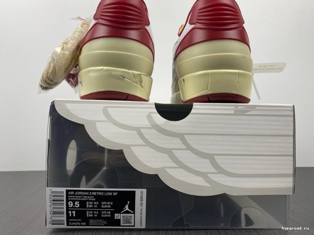 Red White Low Retro SP Jordan DJ4375-106 Off-White 2 0603